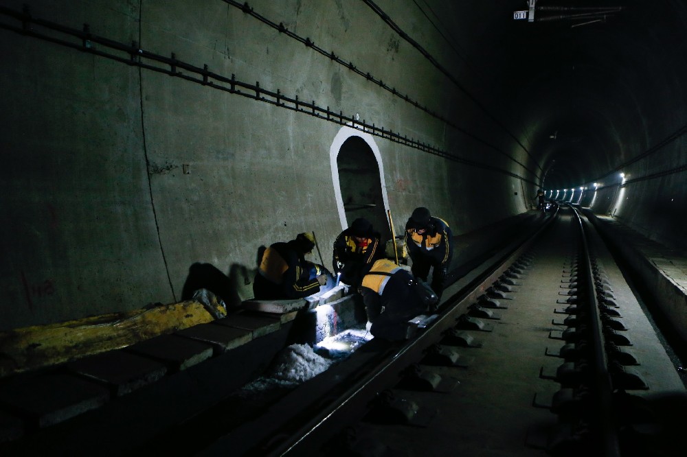 蔡甸铁路运营隧道病害现状